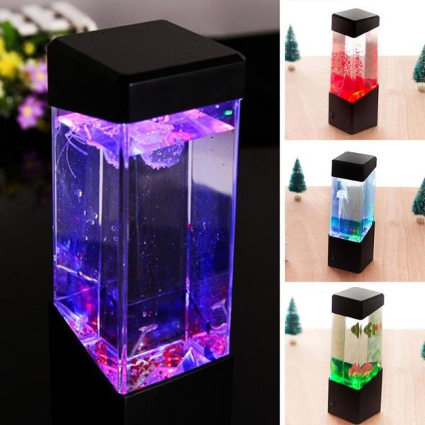 Colorful LED jellyfish night light - Image 6