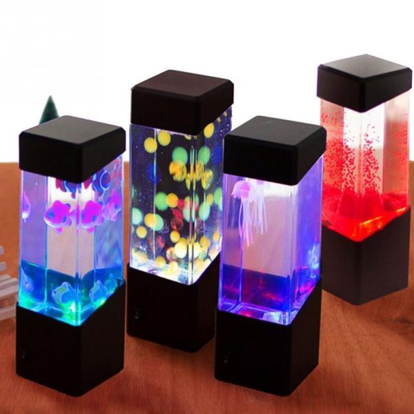 Colorful LED jellyfish night light - Image 8