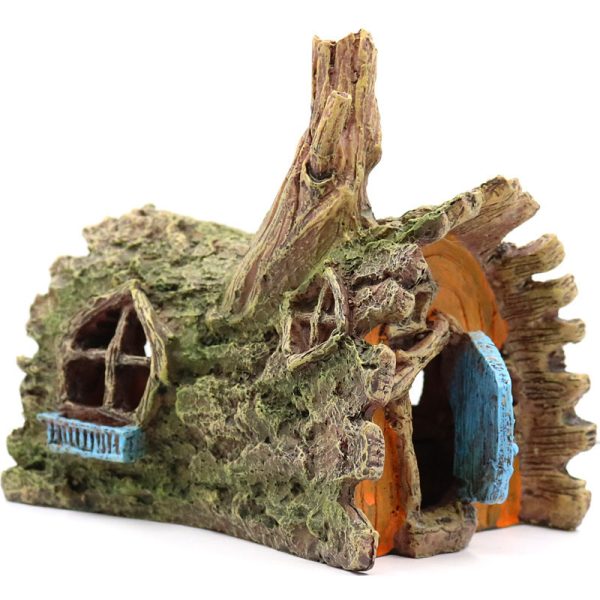 Aquarium Landscape Creative Wooden House Decoration - Image 7